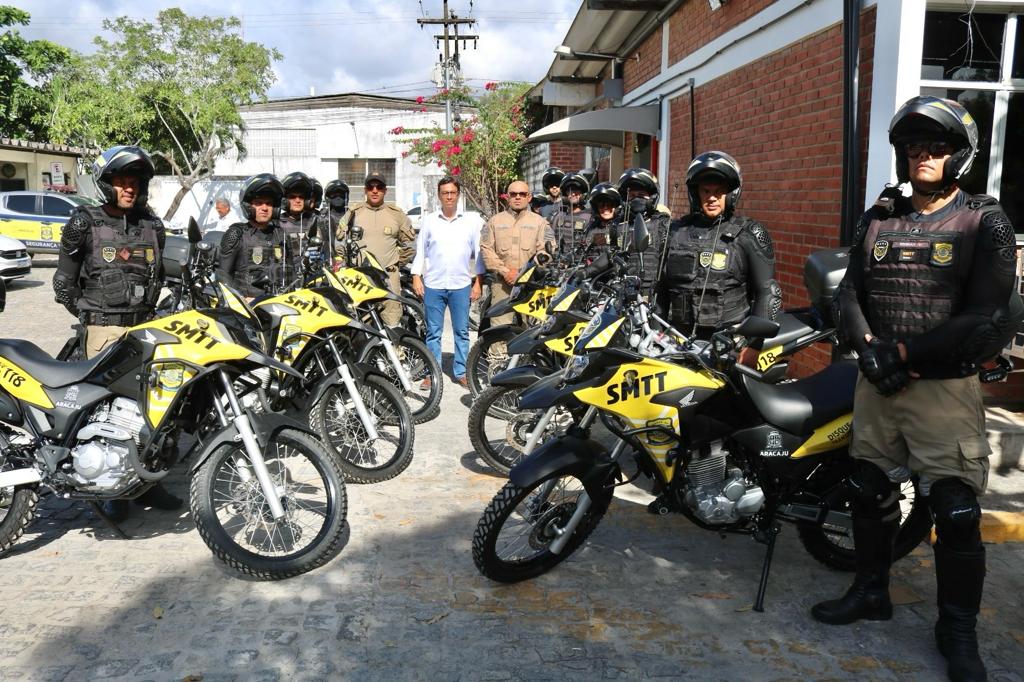 SMTT renova frota de motocicletas que são utilizadas nos atendimentos às ocorrências de trânsito - SMTT Aracaju